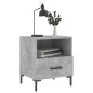 vidaXL Nachttisch Betongrau 40x35x47,5 cm Holzwerkstoff vidaXL Nachttisch Betongrau 40x35x47,5 cm Holzwerkstoff
