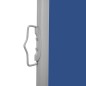 vidaXL Ausziehbare Seitenmarkise 140x1200 cm Blau vidaXL Ausziehbare Seitenmarkise 140x1200 cm Blau