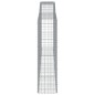 vidaXL Gabionen mit Hochbogen 6 Stk. 400x50x180/200cm Verzinktes Eisen vidaXL Gabionen mit Hochbogen 6 Stk. 400x50x180/200cm Verzinktes Eisen