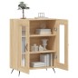 vidaXL Sideboard Sonoma-Eiche 69,5x34x90 cm Holzwerkstoff vidaXL Sideboard Sonoma-Eiche 69,5x34x90 cm Holzwerkstoff