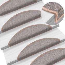 vidaXL Stufenmatten 10 Stk. 56x17x3 cm Hellbraun