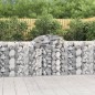 vidaXL Gabionen mit Hochbogen 4 Stk. 200x50x100/120cm Verzinktes Eisen vidaXL Gabionen mit Hochbogen 4 Stk. 200x50x100/120cm Verzinktes Eisen