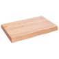 vidaXL Tischplatte 60x40x6 cm Massivholz Eiche Behandelt Baumkante vidaXL Tischplatte 60x40x6 cm Massivholz Eiche Behandelt Baumkante