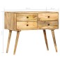 vidaXL Sideboard 85 x 40 x 71 cm Massivholz Mango vidaXL Sideboard 85 x 40 x 71 cm Massivholz Mango
