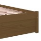 vidaXL Massivholzbett Honigbraun 90x200 cm vidaXL Massivholzbett Honigbraun 90x200 cm