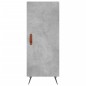 vidaXL Sideboard Betongrau 34,5x34x90 cm Holzwerkstoff