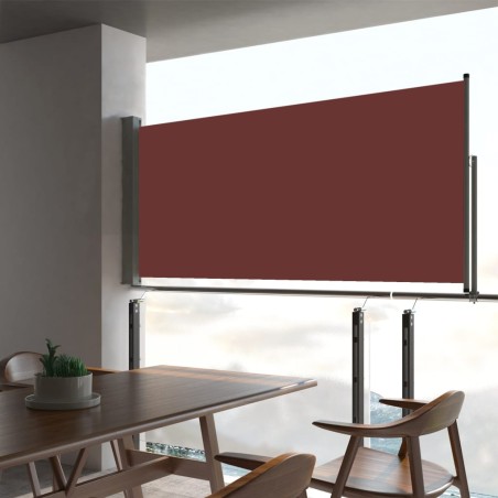 vidaXL Ausziehbare Seitenmarkise 60×300 cm Braun