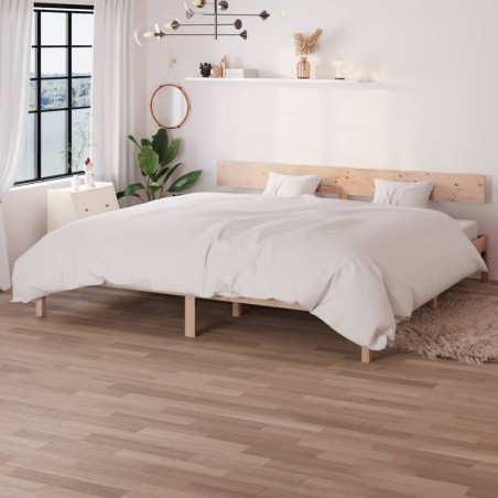 vidaXL Massivholzbett Kiefer 200x200 cm