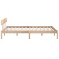vidaXL Massivholzbett Kiefer 200x200 cm vidaXL Massivholzbett Kiefer 200x200 cm