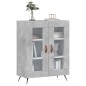 vidaXL Sideboard Betongrau 69,5x34x90 cm Holzwerkstoff vidaXL Sideboard Betongrau 69,5x34x90 cm Holzwerkstoff