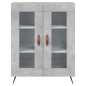 vidaXL Sideboard Betongrau 69,5x34x90 cm Holzwerkstoff vidaXL Sideboard Betongrau 69,5x34x90 cm Holzwerkstoff