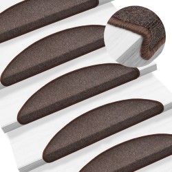 vidaXL Stufenmatten 10 Stk. 56x17x3 cm Kaffeebraun