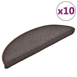 vidaXL Stufenmatten 10 Stk. 56x17x3 cm Kaffeebraun