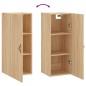 vidaXL Wandschrank Sonoma-Eiche 34,5x34x90 cm vidaXL Wandschrank Sonoma-Eiche 34,5x34x90 cm