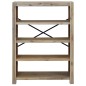 vidaXL Bücherregal 4 Fächer 80x30x110 cm Massivholz Akazie vidaXL Bücherregal 4 Fächer 80x30x110 cm Massivholz Akazie
