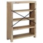 vidaXL Bücherregal 4 Fächer 80x30x110 cm Massivholz Akazie vidaXL Bücherregal 4 Fächer 80x30x110 cm Massivholz Akazie