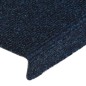 vidaXL Treppenmatten 15 Stk. Nadelvlies 65x21x4 cm Blau vidaXL Treppenmatten 15 Stk. Nadelvlies 65x21x4 cm Blau