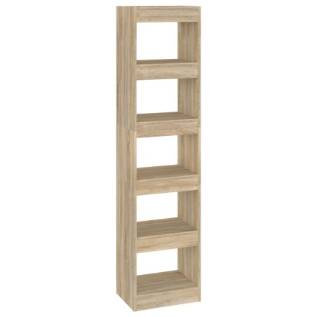 vidaXL Bücherregal/Raumteiler Sonoma-Eiche 40x30x166 cm
