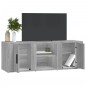 vidaXL TV-Schrank Grau Sonoma 100x31,5x35 cm Holzwerkstoff vidaXL TV-Schrank Grau Sonoma 100x31,5x35 cm Holzwerkstoff