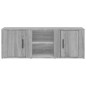vidaXL TV-Schrank Grau Sonoma 100x31,5x35 cm Holzwerkstoff vidaXL TV-Schrank Grau Sonoma 100x31,5x35 cm Holzwerkstoff