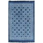 vidaXL Kelim-Teppich Baumwolle 120x180 cm mit Muster Blau vidaXL Kelim-Teppich Baumwolle 120x180 cm mit Muster Blau