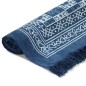 vidaXL Kelim-Teppich Baumwolle 120x180 cm mit Muster Blau vidaXL Kelim-Teppich Baumwolle 120x180 cm mit Muster Blau