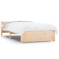 vidaXL Massivholzbett 75x190 cm vidaXL Massivholzbett 75x190 cm