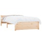 vidaXL Massivholzbett 75x190 cm vidaXL Massivholzbett 75x190 cm