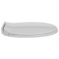 vidaXL Toilettensitz mit Absenkautomatik Hellgrau Oval vidaXL Toilettensitz mit Absenkautomatik Hellgrau Oval