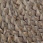 vidaXL Teppich Handgefertigt Jute Rund 210 cm Grau vidaXL Teppich Handgefertigt Jute Rund 210 cm Grau