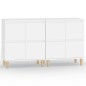 vidaXL Sideboards 2 Stk. Weiß 60x35x70 cm Holzwerkstoff vidaXL Sideboards 2 Stk. Weiß 60x35x70 cm Holzwerkstoff