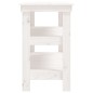 vidaXL Werkbank Weiß 110,5x50x80 cm Massivholz Kiefer vidaXL Werkbank Weiß 110,5x50x80 cm Massivholz Kiefer