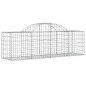vidaXL Gabionen mit Hochbogen 4 Stk. 200x50x60/80 cm Verzinktes Eisen vidaXL Gabionen mit Hochbogen 4 Stk. 200x50x60/80 cm Verzinktes Eisen