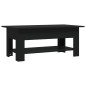 vidaXL Couchtisch Schwarz 102x55x42 cm Holzwerkstoff vidaXL Couchtisch Schwarz 102x55x42 cm Holzwerkstoff