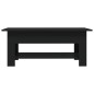 vidaXL Couchtisch Schwarz 102x55x42 cm Holzwerkstoff vidaXL Couchtisch Schwarz 102x55x42 cm Holzwerkstoff