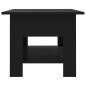 vidaXL Couchtisch Schwarz 102x55x42 cm Holzwerkstoff vidaXL Couchtisch Schwarz 102x55x42 cm Holzwerkstoff