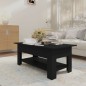 vidaXL Couchtisch Schwarz 102x55x42 cm Holzwerkstoff vidaXL Couchtisch Schwarz 102x55x42 cm Holzwerkstoff