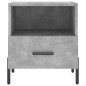 vidaXL Nachttisch Betongrau 40x35x47,5 cm Holzwerkstoff vidaXL Nachttisch Betongrau 40x35x47,5 cm Holzwerkstoff