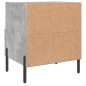 vidaXL Nachttisch Betongrau 40x35x47,5 cm Holzwerkstoff vidaXL Nachttisch Betongrau 40x35x47,5 cm Holzwerkstoff