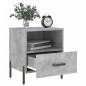 vidaXL Nachttisch Betongrau 40x35x47,5 cm Holzwerkstoff vidaXL Nachttisch Betongrau 40x35x47,5 cm Holzwerkstoff