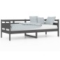 vidaXL Tagesbett Grau Massivholz Kiefer 80x200 cm vidaXL Tagesbett Grau Massivholz Kiefer 80x200 cm