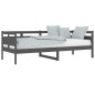 vidaXL Tagesbett Grau Massivholz Kiefer 80x200 cm vidaXL Tagesbett Grau Massivholz Kiefer 80x200 cm