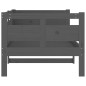 vidaXL Tagesbett Grau Massivholz Kiefer 80x200 cm vidaXL Tagesbett Grau Massivholz Kiefer 80x200 cm