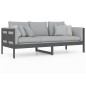 vidaXL Tagesbett Grau Massivholz Kiefer 80x200 cm vidaXL Tagesbett Grau Massivholz Kiefer 80x200 cm