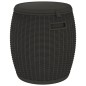 vidaXL 4-in-1 Gartenbox Schwarz Polypropylen vidaXL 4-in-1 Gartenbox Schwarz Polypropylen