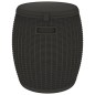 vidaXL 4-in-1 Gartenbox Schwarz Polypropylen vidaXL 4-in-1 Gartenbox Schwarz Polypropylen