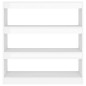 vidaXL Bücherregal/Raumteiler Hochglanz-Weiß 100x30x103 cm vidaXL Bücherregal/Raumteiler Hochglanz-Weiß 100x30x103 cm