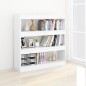 vidaXL Bücherregal/Raumteiler Hochglanz-Weiß 100x30x103 cm vidaXL Bücherregal/Raumteiler Hochglanz-Weiß 100x30x103 cm