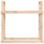 vidaXL Kaminholzregal 110x35x108,5 cm Massivholz Kiefer vidaXL Kaminholzregal 110x35x108,5 cm Massivholz Kiefer
