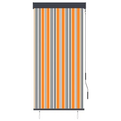 vidaXL Außenrollo 80 x 250 cm Gelb und Blau